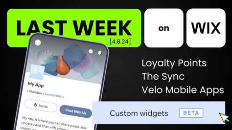 Last Week On Wix Finally Velo In Branded Apps Youtube