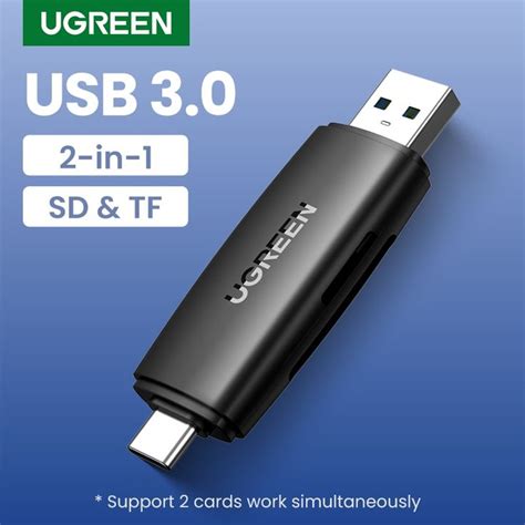 Ugreen Usb Card Reader 2in1 Type C Usb 3 0 To Sd Micro Sd Tf Adapter Memory Card Adapter Card