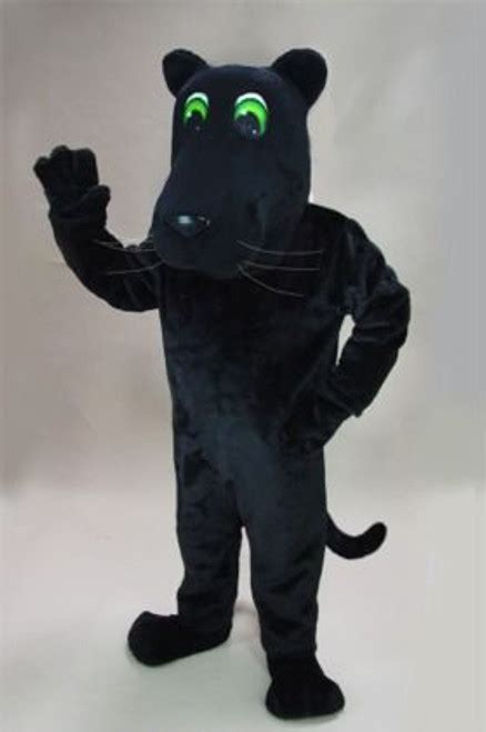 Cartoon Panther Mascot Costume, Panther Mascot Costume