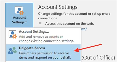 How To Grant Folder And Calendar Permissions Via Outlook Delegate Access Frizztech