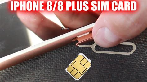 How To Insert Remove Sim Card IPhone 8 IPhone 8 Plus YouTube