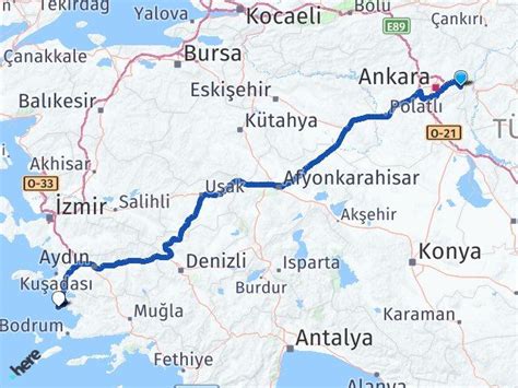 Ankara Elmadağ Didim Aydın Arası Kaç Km Yol Tarifi