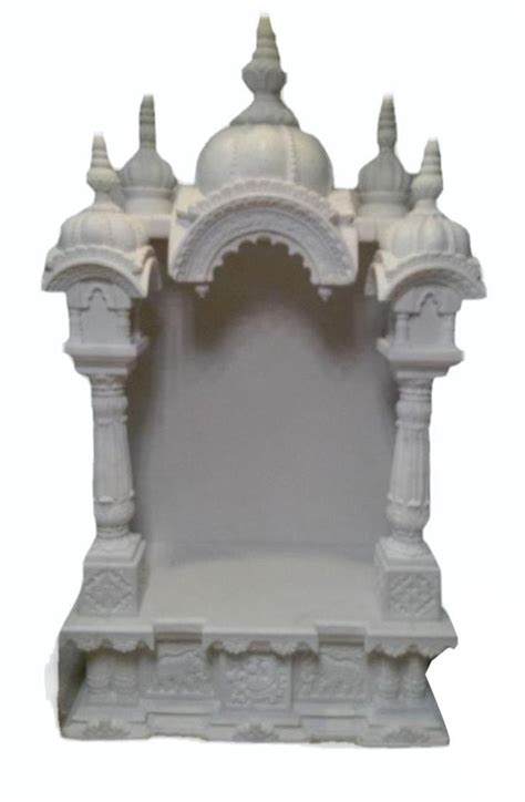 Indoor Traditional 4 Feet White Marble Temple For Home At Rs 21000 In