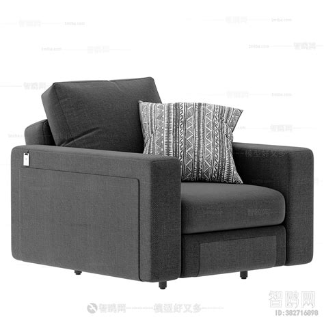 Modern Single Sofa 3d Model Download Model Id382716898 1miba