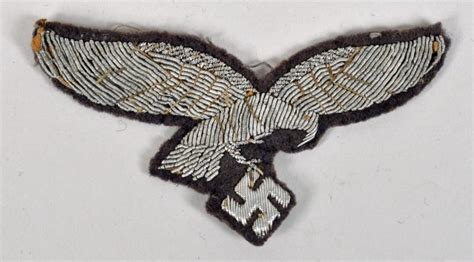 Regimentals GERMAN WWII LUFTWAFFE OFFICERS BREAST EAGLE