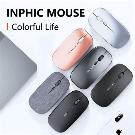 Inphic M Pro Bluetooth Wireless Mouse Rechargeable G Bluetooth Tri