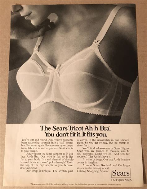 1973 Sears Tricot Ah H Bra Underwear Fashion Vintage Print Ad 70 S Advertisement Ebay