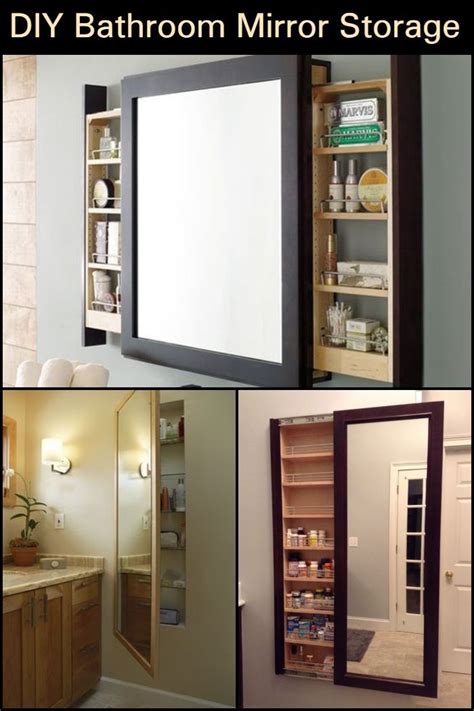 Diy Bathroom Mirror Storage Case – Everything Bathroom