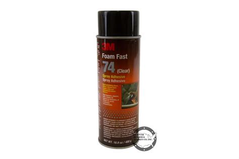 3m Foam Fast 74 Spray Adhesive Clear Big River Rubber And Gasket