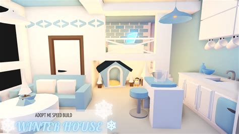 Winter House 2 Adopt Me Speed Build Roblox House Tour YouTube