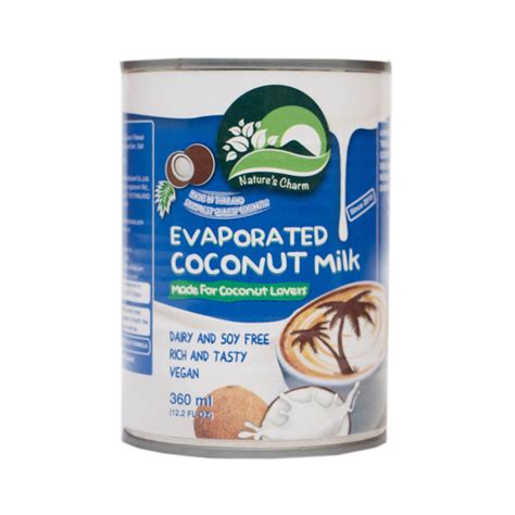 Leche Evaporada De Coco Natures Charm 360 Ml Montfit