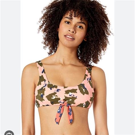 The Bikini Lab Swim The Bikini Lab Cropped Tie Front Bikini Top