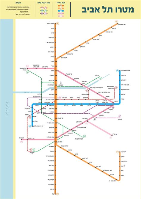 Transit Maps: Submission – Unofficial Map: Tel Aviv Metro 2040 by Alan ...