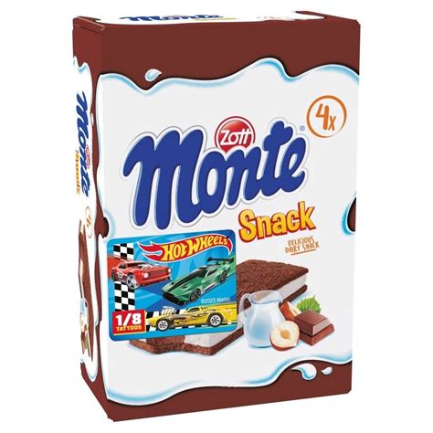 Zott Monte Snack Ciastko Z Kremem Mlecznym I Czekoladowo Orzechowym