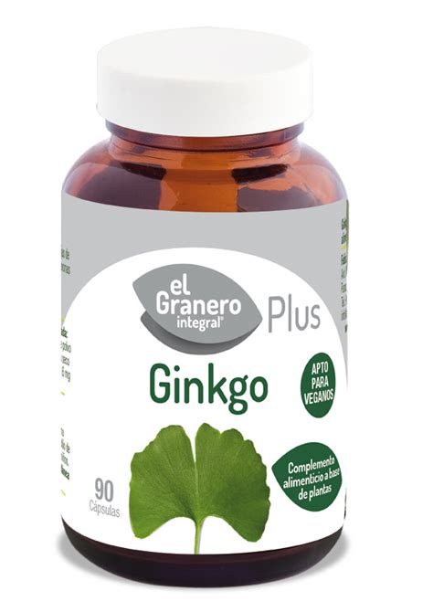 Ginkgo biloba El Granero Integral 90 cápsulas 510mg en Biosano