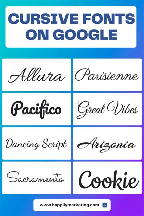 13+ Cursive Fonts On Google Docs For You (2023)