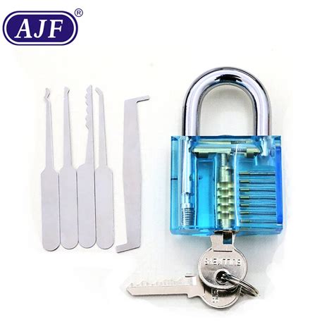 Transparent Cutaway Locks Inside View Practice Padlock Visible View