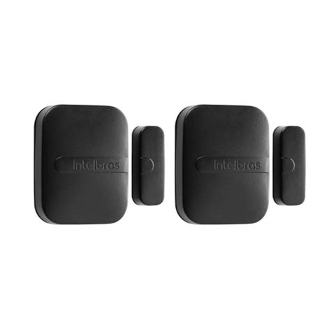 Kit 02 Sensor Magnético Intelbras Sem Fio Xas Smart Black em Promoção