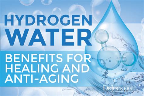 Hydrogen Water: Benefits for Healing and Anti-Aging - DrJockers.com