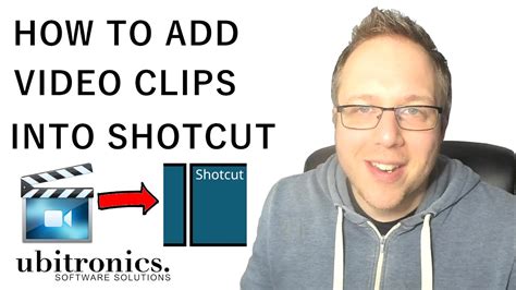 How To Add Video Clips Into Shotcut Youtube