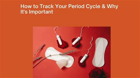 Ppt How To Track Your Period Cycle And Why Its Important Dro Health