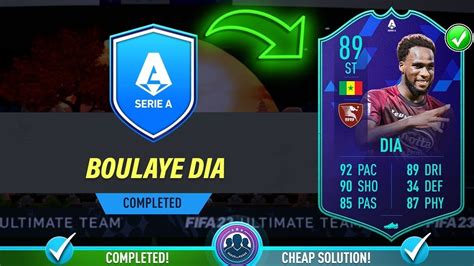 89 POTM Boulaye Dia SBC Completed Cheap Solution Tips FIFA 23 YouTube