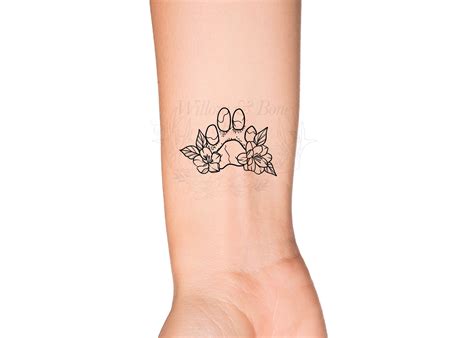 Dog Memorial Tattoos Paw Print