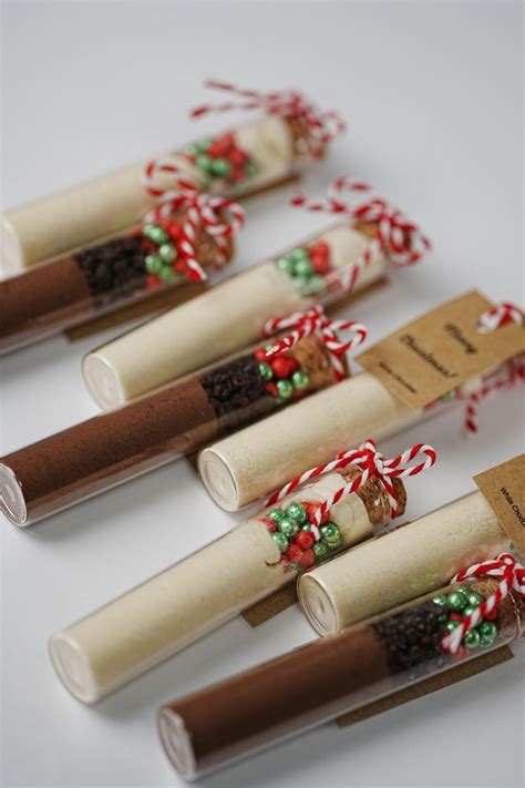 Personalized Hot Cocoa Favors Christmas Hot Chocolate Stocking Fillers Employee Holiday Favors