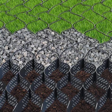 Gruesa Geogrid Geocelda Multifuncional De Pulgadas Geo Grid Retenedor