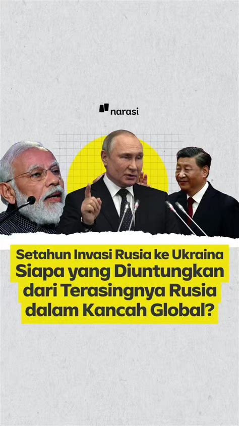 Narasi Newsroom On Twitter Hari Ini Tepat Satu Tahun Invasi Rusia Ke