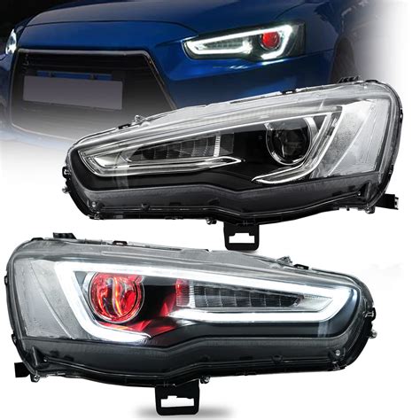 Buy VLAND Headlights Assembly Fit For Mitsubishi Lancer EVO X 2008