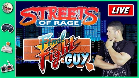 Live STREETS OF RAGE Mega Drive FINAL FIGHT GUY Super Nintendo