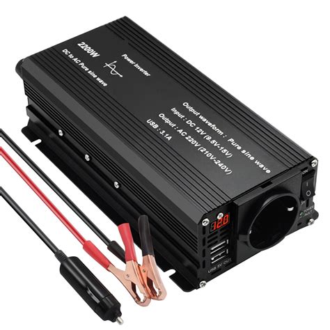 Pure Sine Wave Inverter W W W Converter V To