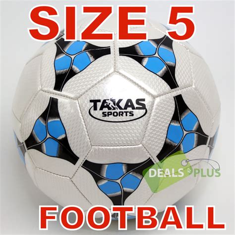 2x FOOTBALL Size 5 TAKAS SPORTS – Deals Plus