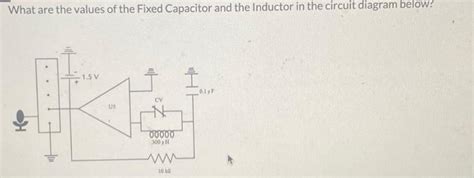 Solved What are the values of the Fixed Capacitor and the | Chegg.com