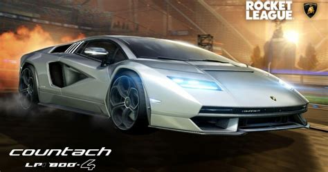 Lamborghini Countach Fait Ses D Buts Dans Rocket League Nouveau Pack