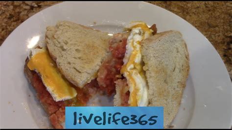 How Tomake A Killer Fried Egg Cheese And Salsa Sandwich Youtube