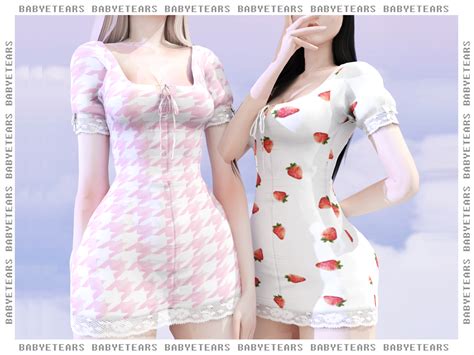 Hoeyume Heaven Cute Dress Mesh By Me All Lods 34 Swatches