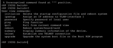 Reset HP switch login credentials - Network Engineering Stack Exchange