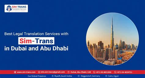 Best Legal Translation Services With Sim Trans In Dubai And Abu Dhabi