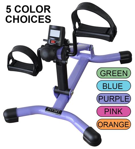 Fitsit Deluxe Folding Pedal Exerciser For Arms Legs Digital Display