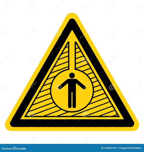 Warning Confined Space Symbol Sign, Vector Illustration, Isolate on ...