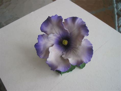 Vintage Flower Capodimonte Fabar Hibiscus Blue Antique Price Guide