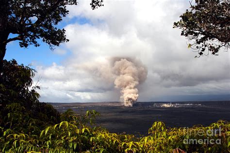 Ash Eruption, Kilauea Volcano Photograph by Stephen & Donna O'Meara ...