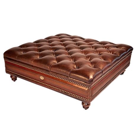 Tufted Ottoman - Steel Strike