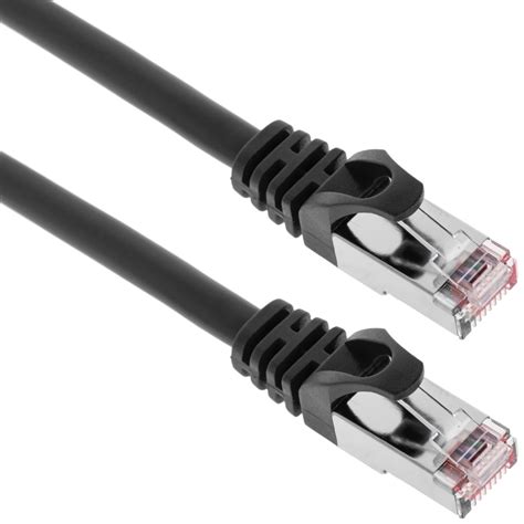 Câble réseau Ethernet FTP Cat 6a noir 3 m Leroy Merlin