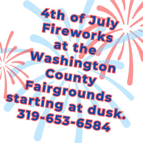 Fireworks in Washington - City of Washington, Iowa