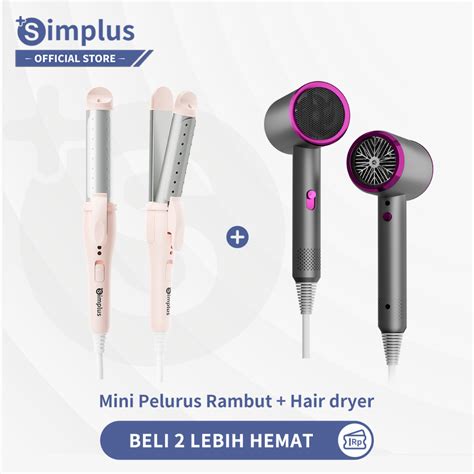 Jual Simplus Hair Dryer Low Watt Pengering Rambut Catokan Pelurus