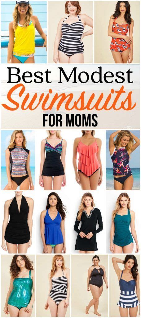 Best Modest Swimsuits For Moms Mom Swimsuit Mom Bathing Suits