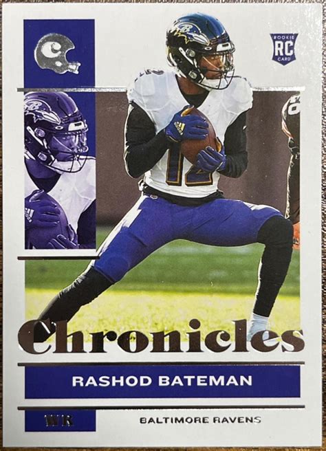 Rashod Bateman 8 Prices Rookie 2021 Panini Chronicles Football Cards